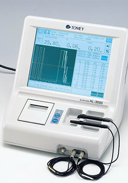 イメージ：超音波眼軸長・角膜厚測定装置TOMEY　AL-3000